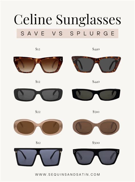 amazon celine dupe sunglasses|The 8 Best Designer Sunglasses Lookalikes to Shop On Amazon .